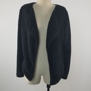 Juicy Couture Black soft fuzzy xs jacket